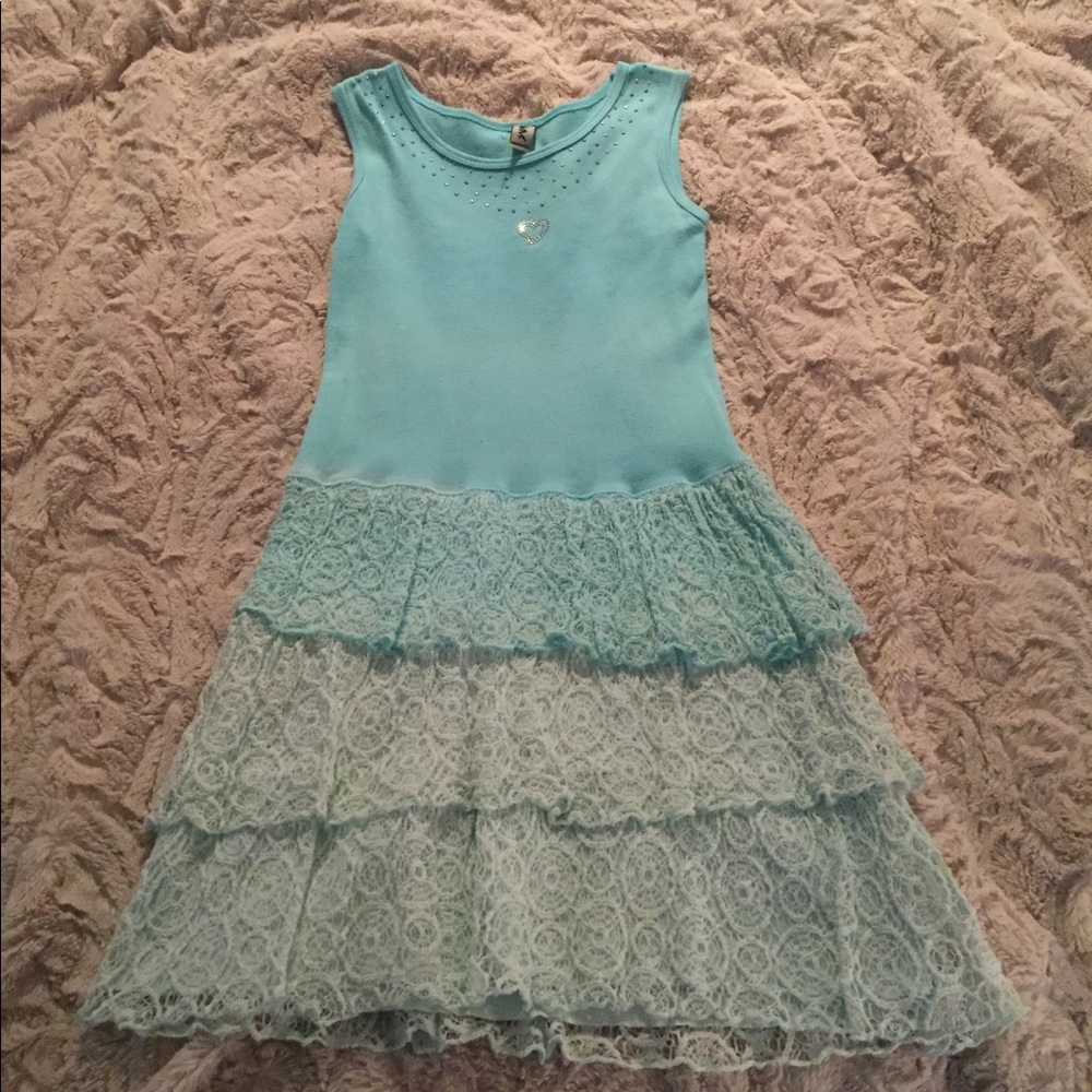 Beautiful blue lace dress💙💗